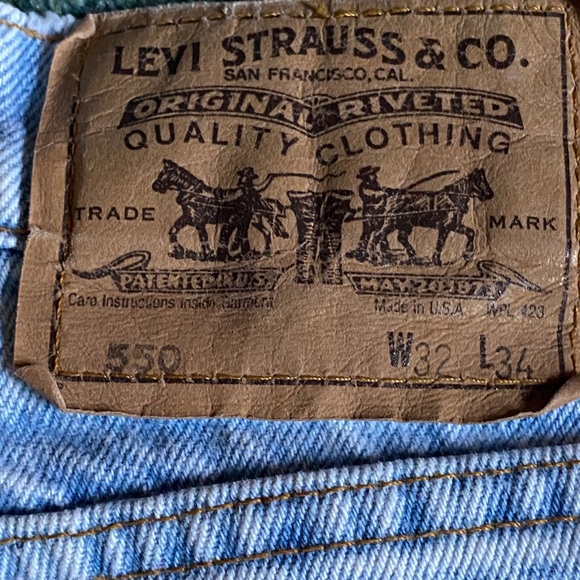 Orange Label Levi 550 Jeans. - Picture 5 of 5